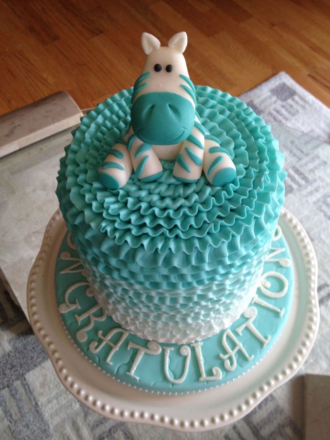 Baby Boy Shower Cake