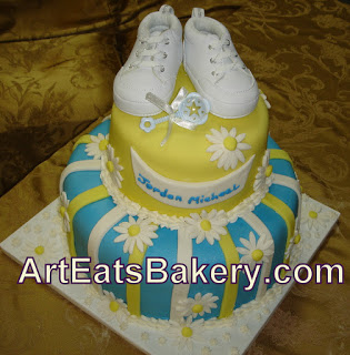 Baby Shower Fondant Cake