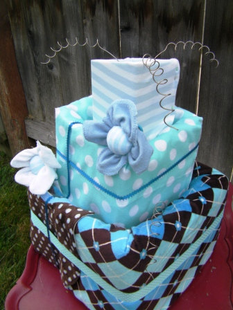 13 Photos of Square Diaper Cakes Baby Shower