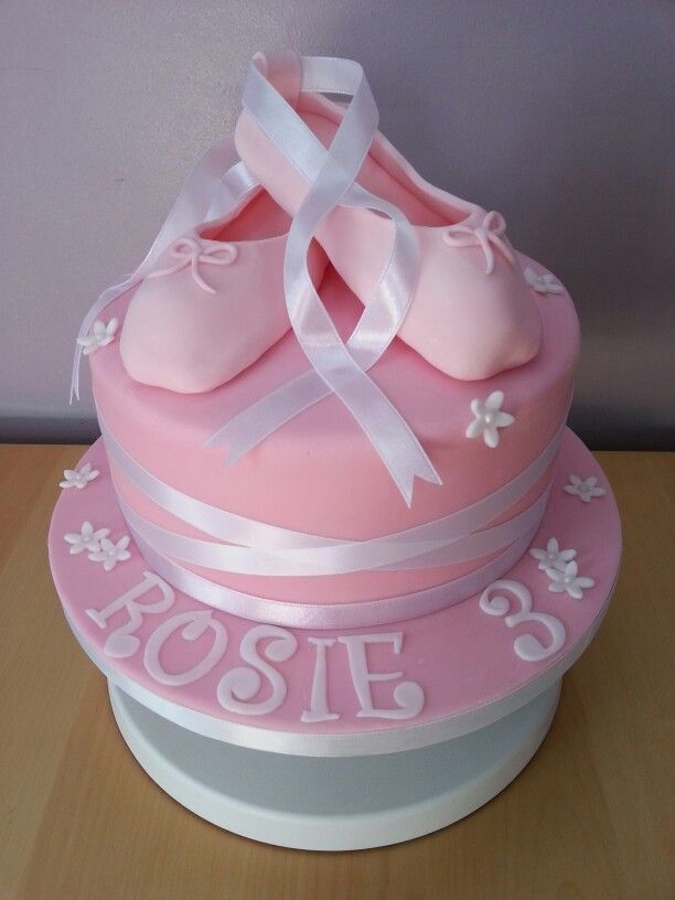 Ballet Themed Birthday Cake