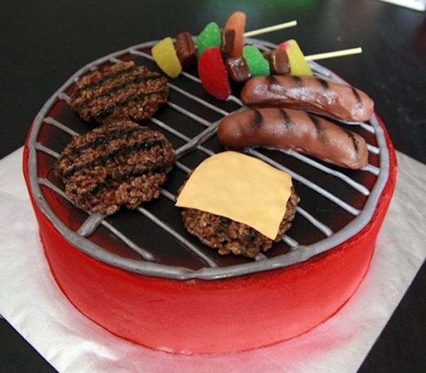 10 Photos of BBQ Themed Cakes