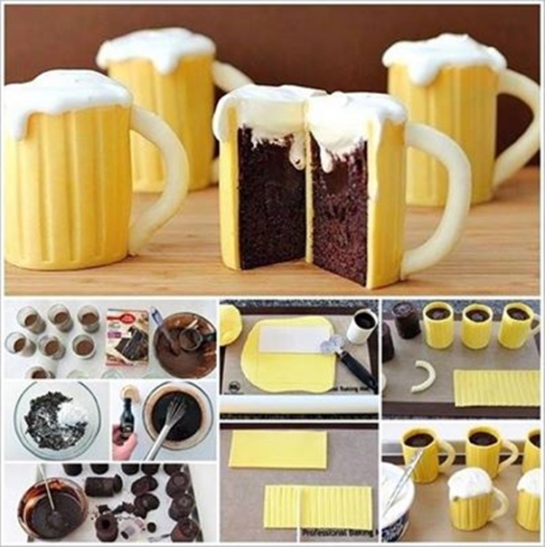 Beer Mug Cupcake Cake Ideas