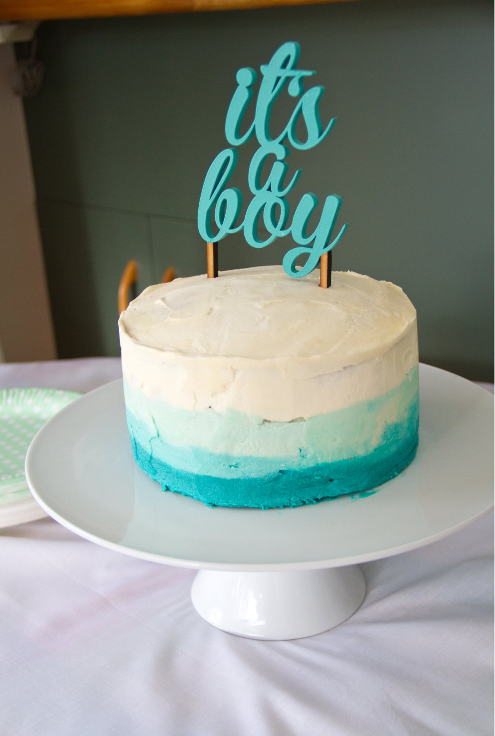 Boys Baby Shower Cake Toppers