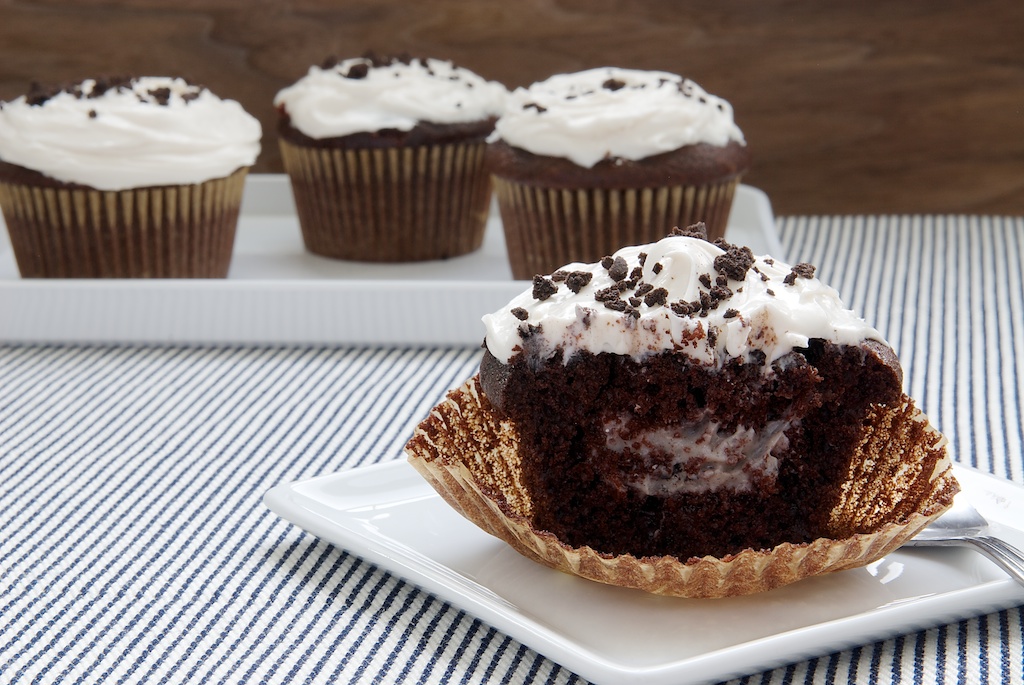 9 Photos of Hershey Cookies And Cream Cupcakes