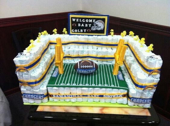 6 Photos of Baby Football Field Cakes