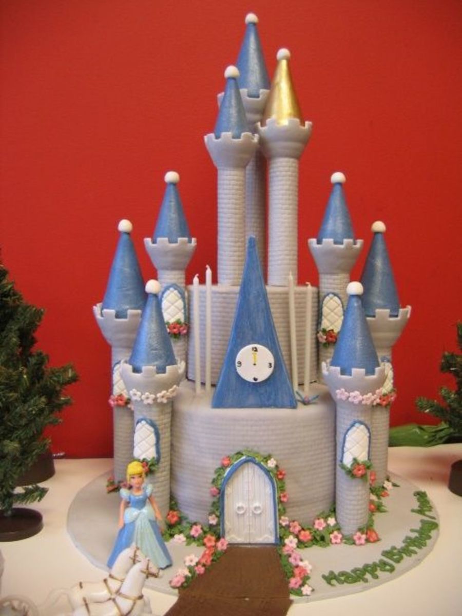 Disney Cinderella Castle Cake