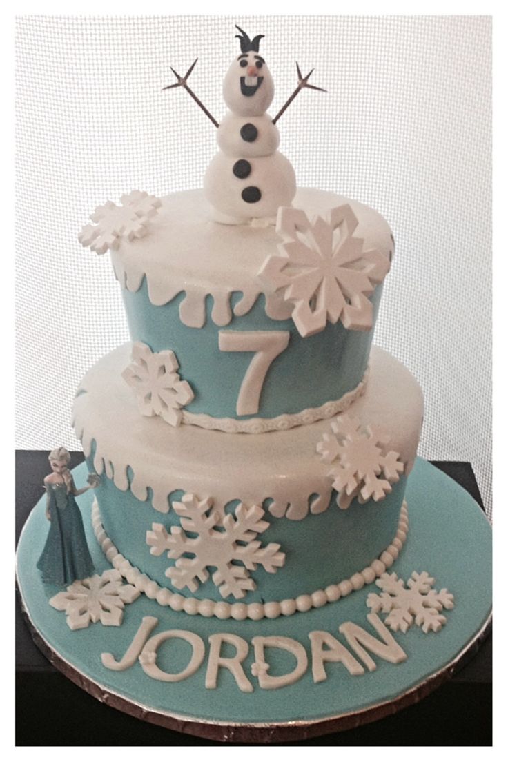 Disney Frozen Birthday Cake Idea