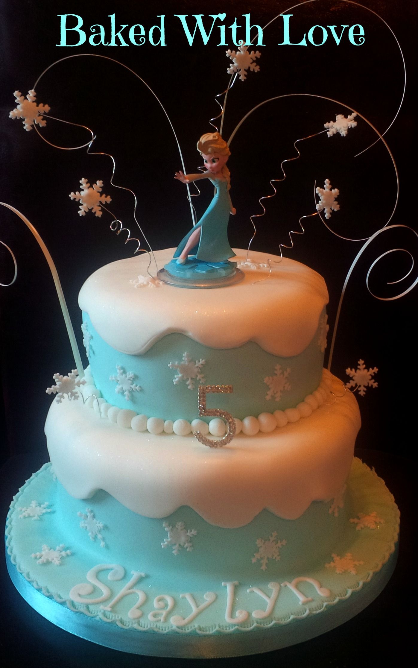 Disney Frozen Birthday Cake