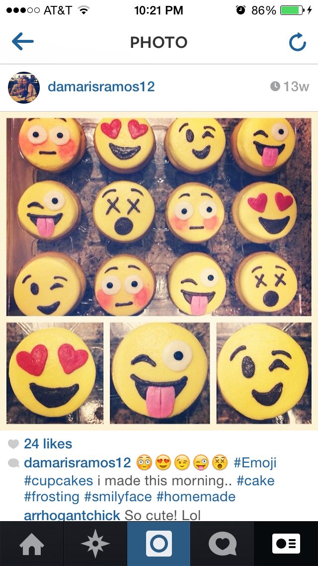 Emoji Cupcakes