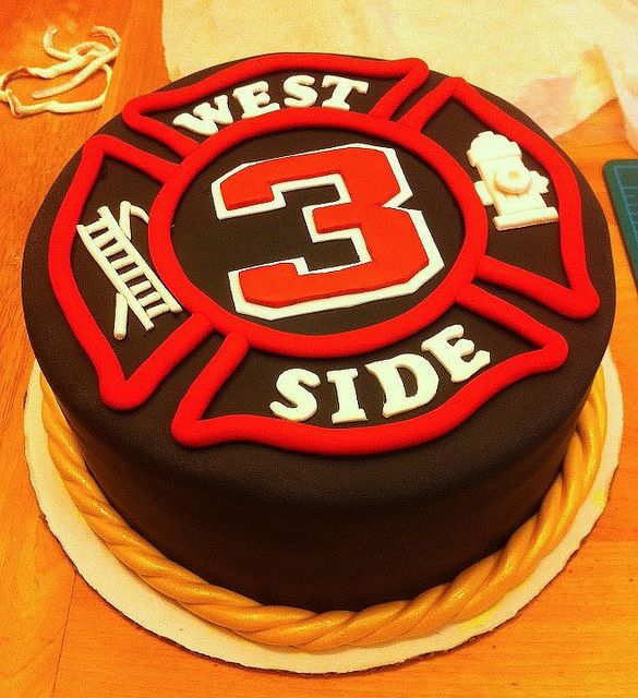 Firefighter Cake