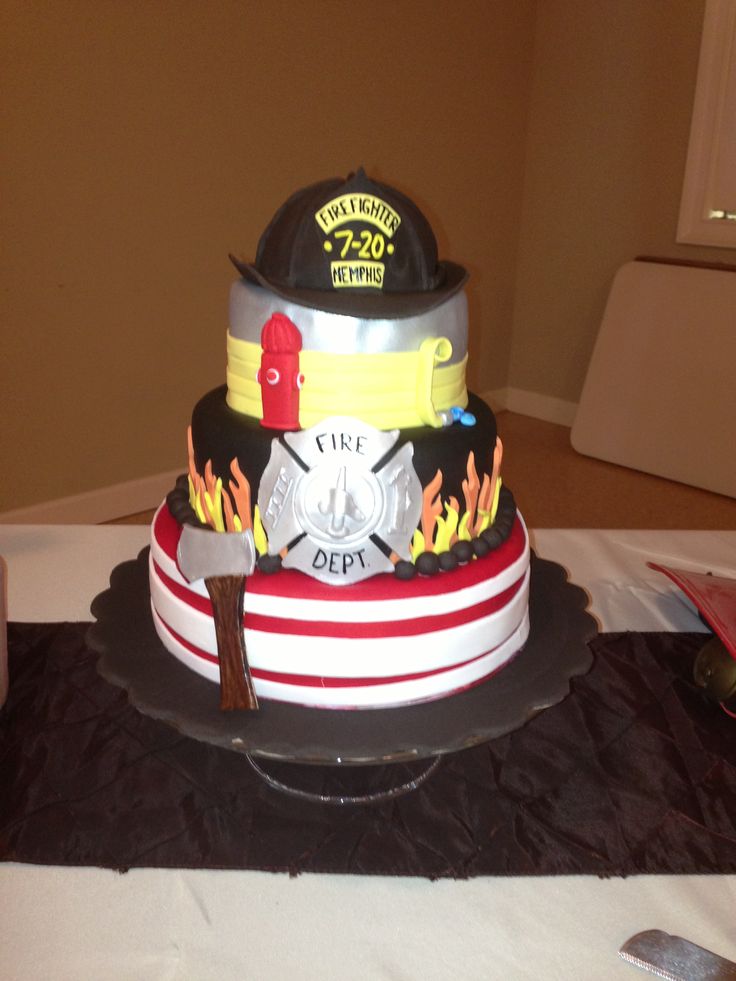 Firefighter Grooms Cake Ideas