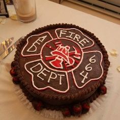 Firefighter Grooms Cake Ideas