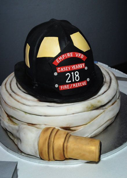 Firefighter Wedding Cake