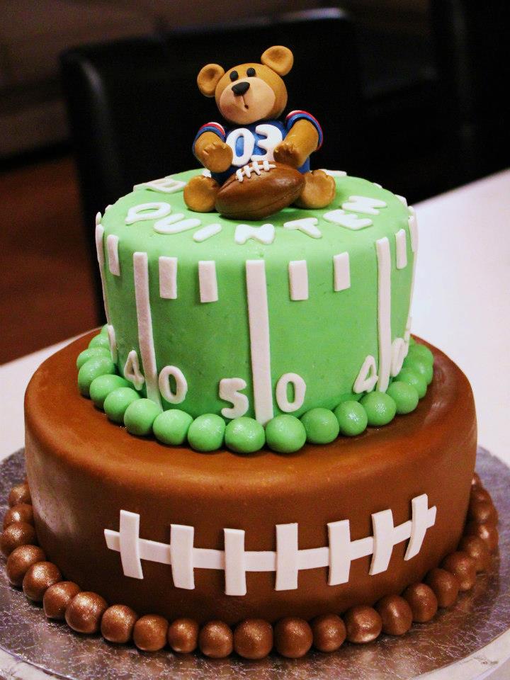 12 Photos of Football Girl Baby Shower Cakes