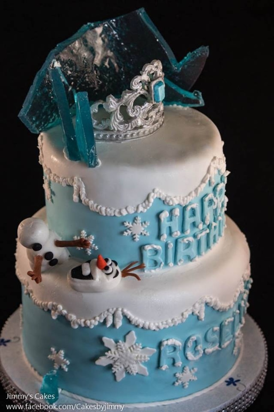 Frozen Birthday Cake