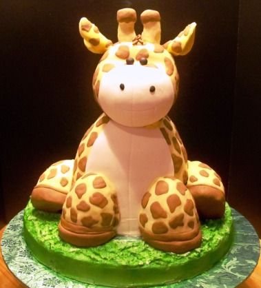 Giraffe Birthday Cake