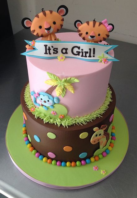 Girl Baby Shower Cake