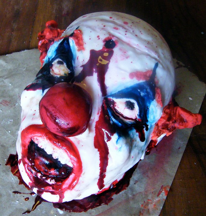 Halloween Scary Clown Cake