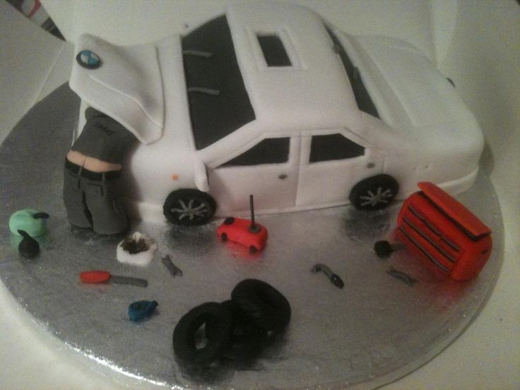 Happy Birthday Mechanic Cake