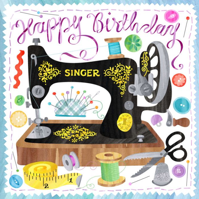 Happy Birthday Sewing Machine