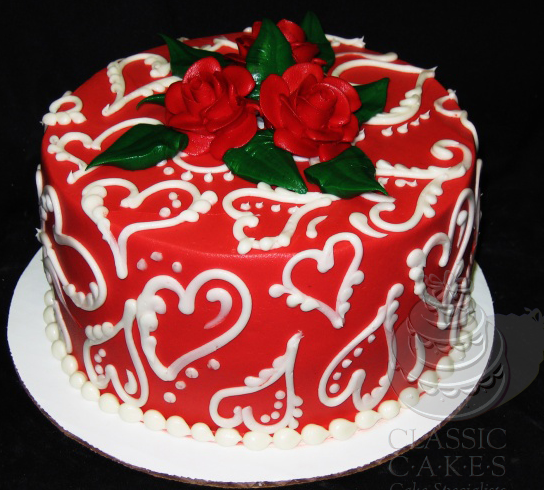 Happy Valentine's Day Cake