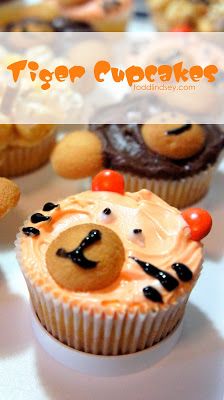 Jungle Animal Cupcakes