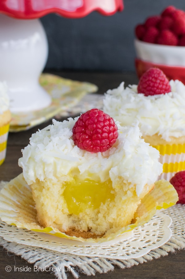 Lemon Coconut Cupcakes Recipe