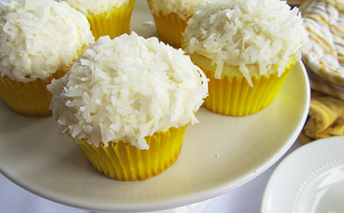 Lemon Cupcakes with Cream Cheese Frosting