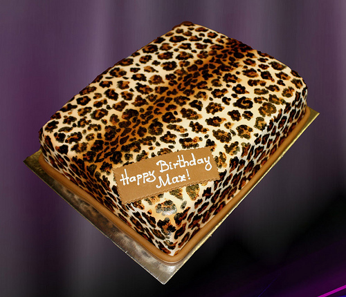 Leopard Print Cake