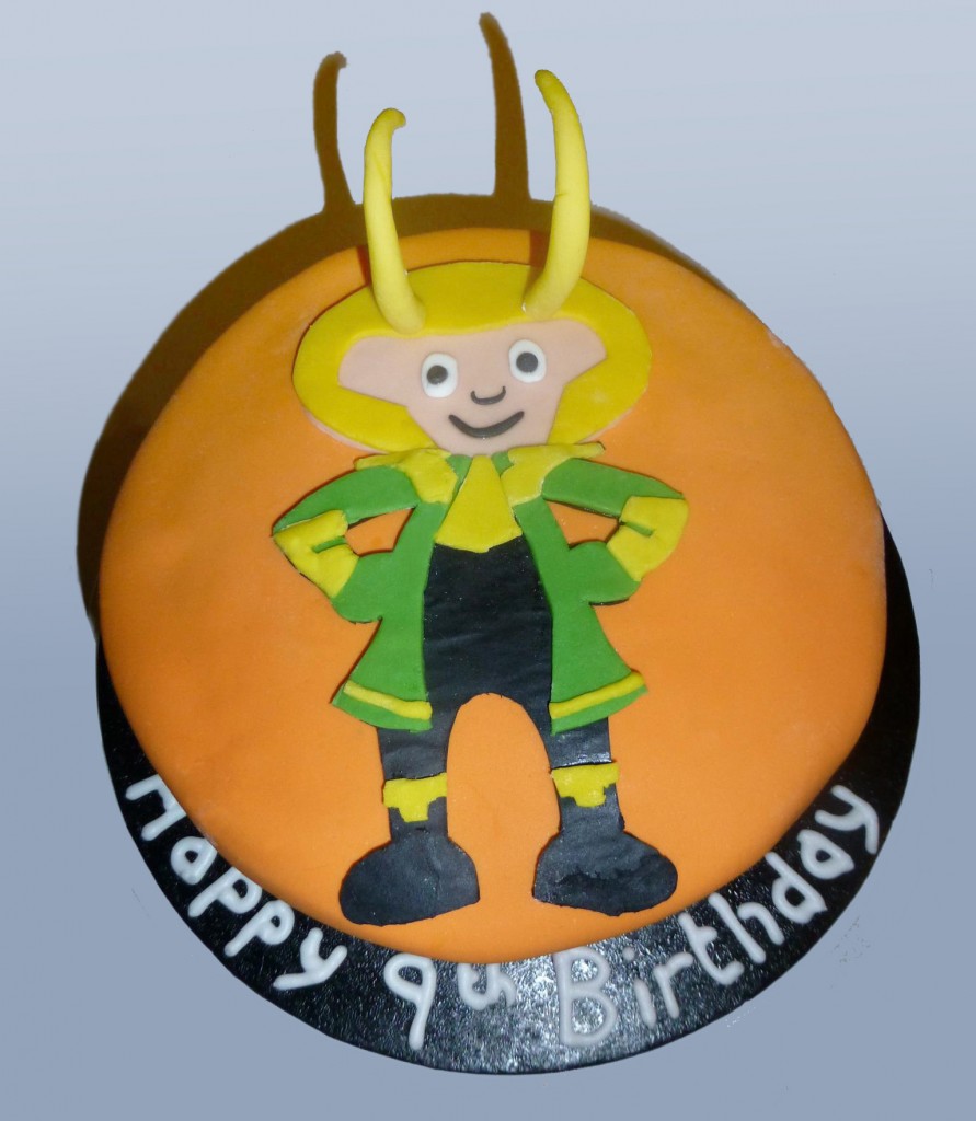 Loki Birthday Cake