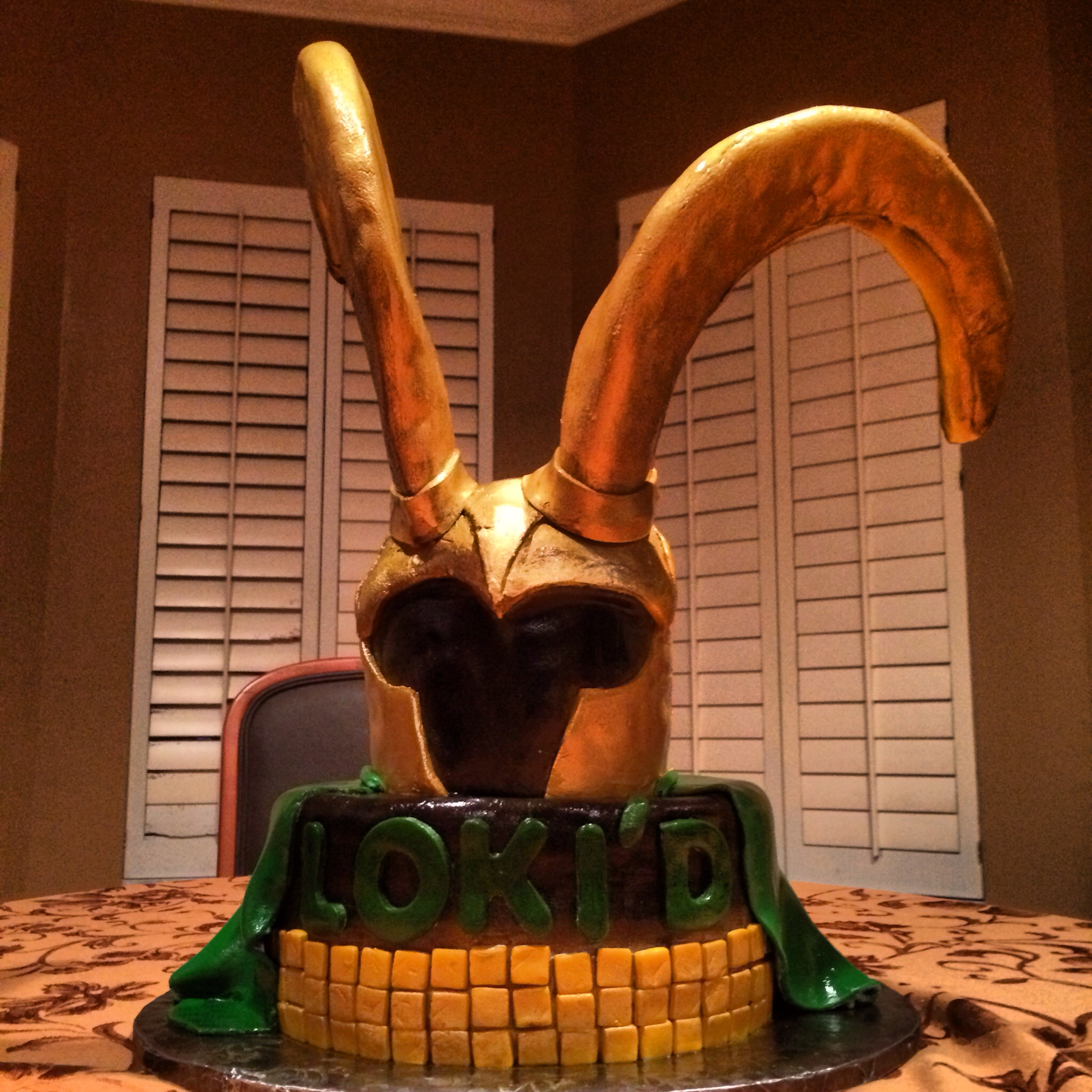 Loki Birthday Cake