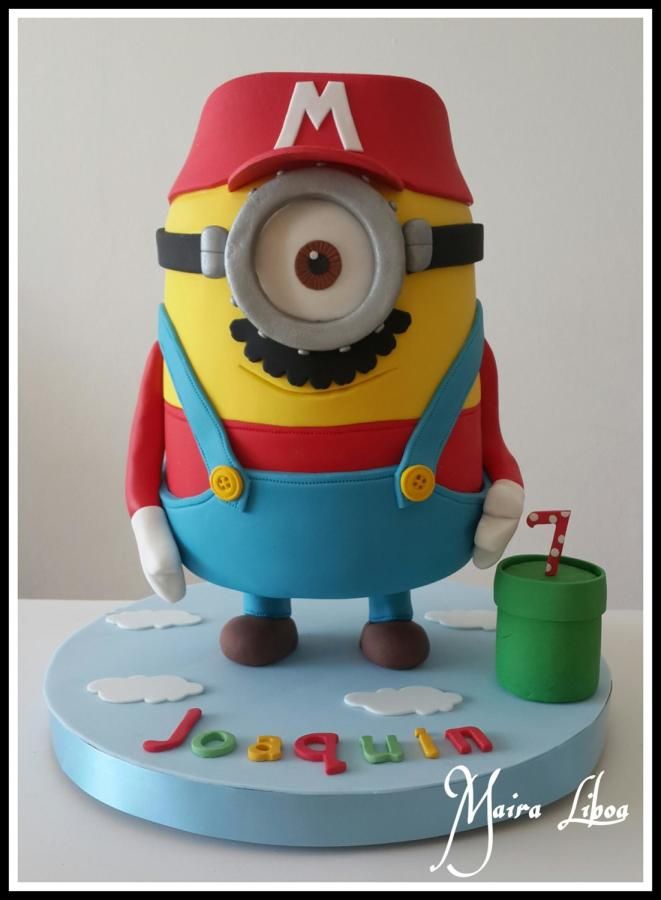 Minion Birthday Cake Mario