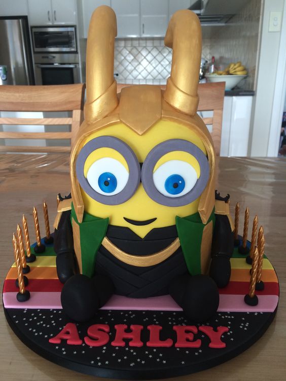 Minion Birthday Cake