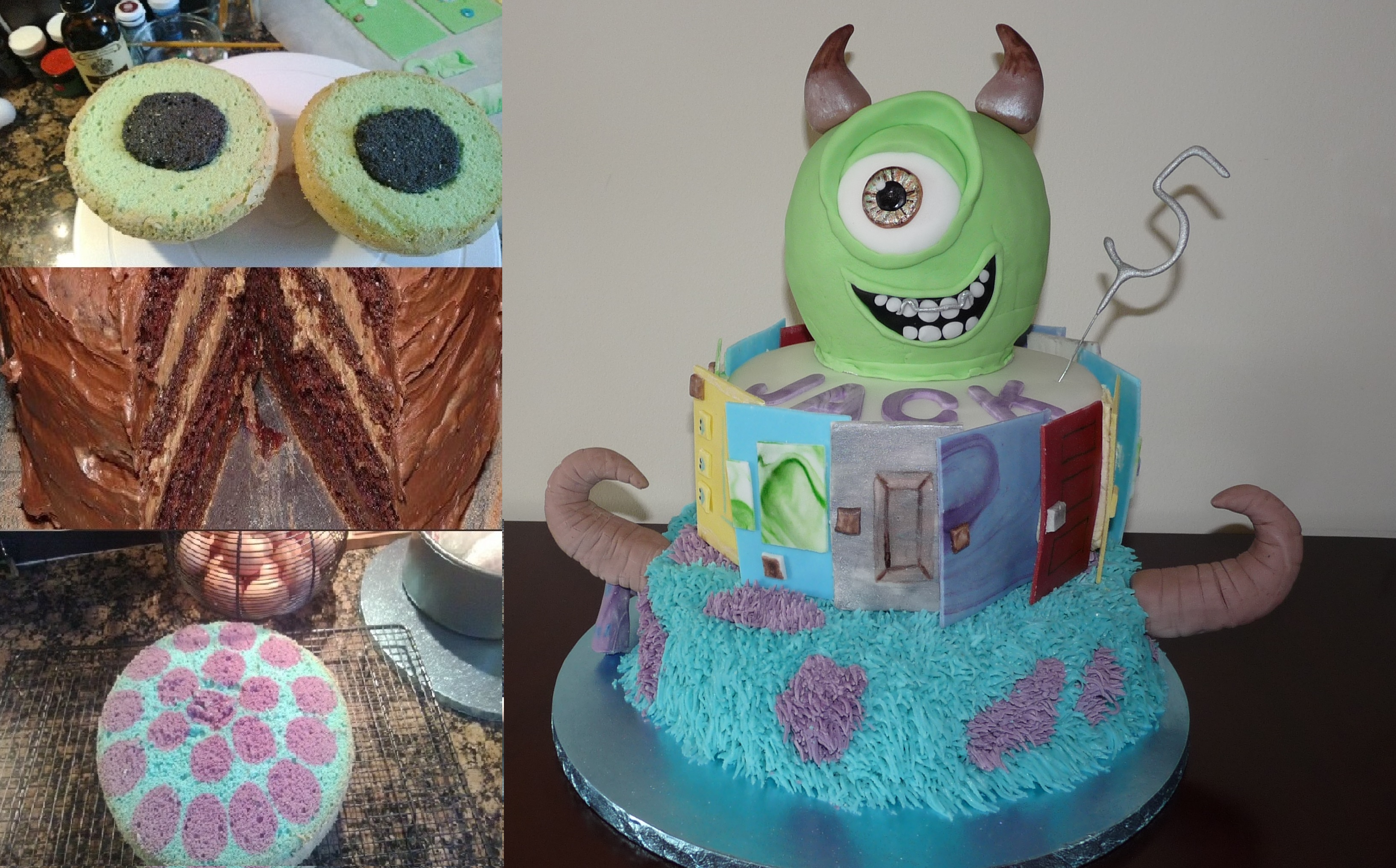 Monster Ink Birthday Cake