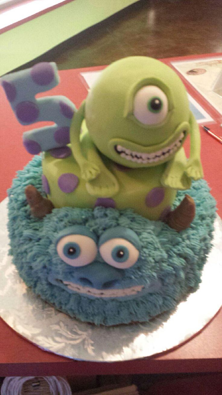 Monster Ink Birthday Cake