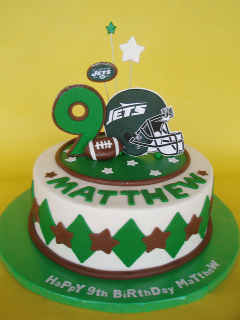 New York Jets Birthday Cake