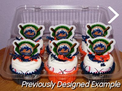 New York Mets Diaper Cake