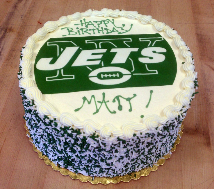 NY Jets Birthday Cake