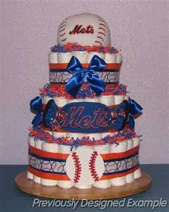 NY Mets Baseball Cake