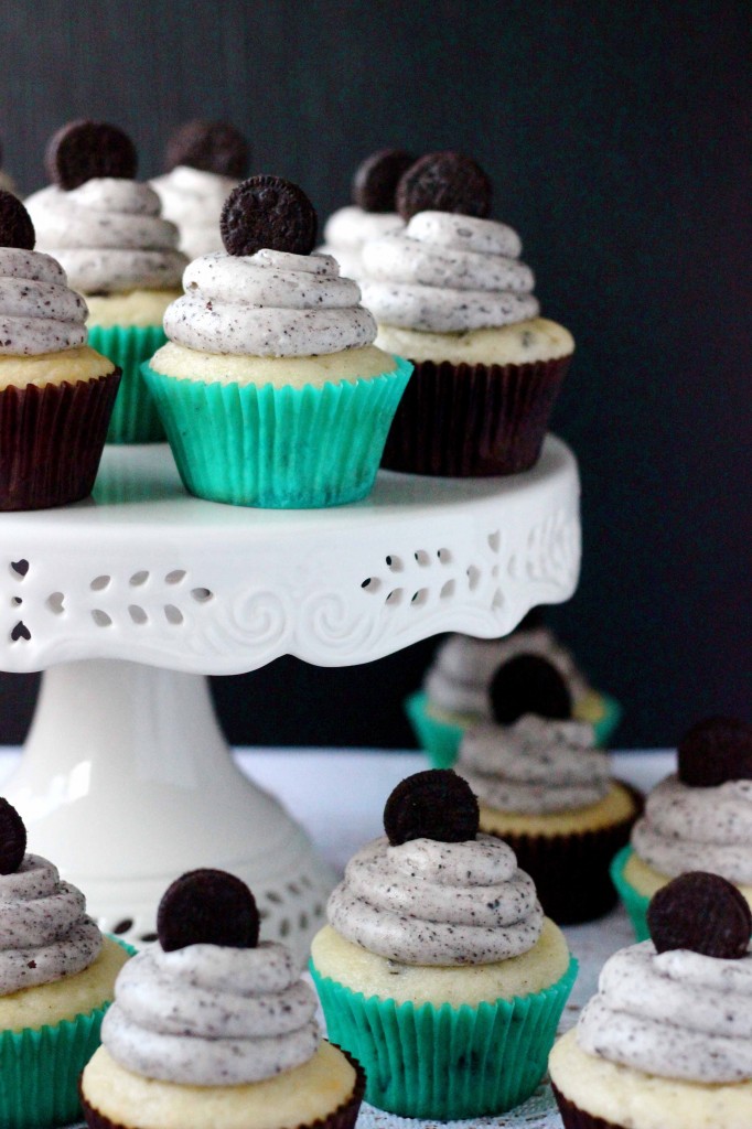 Oreo Cookies and Cream Cupcakes