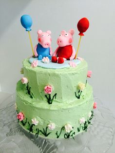 Peppa Pig Cake Buttercream