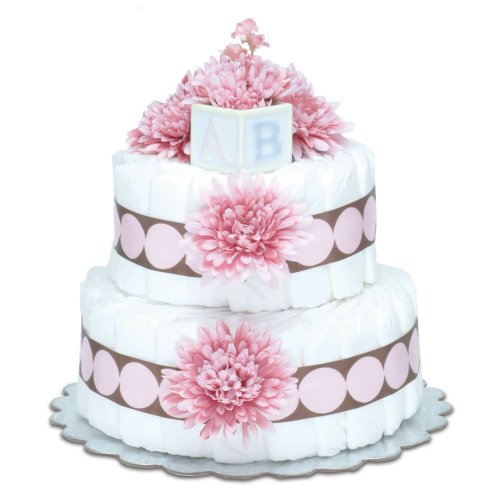 7 Photos of Make 2 Tier Diaper Cakes