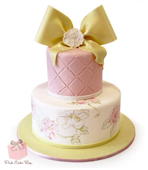 Pink Baby Shower Cake