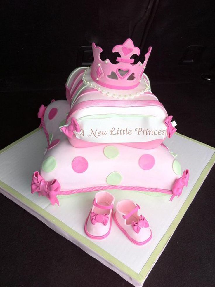 Princess Baby Shower Cake