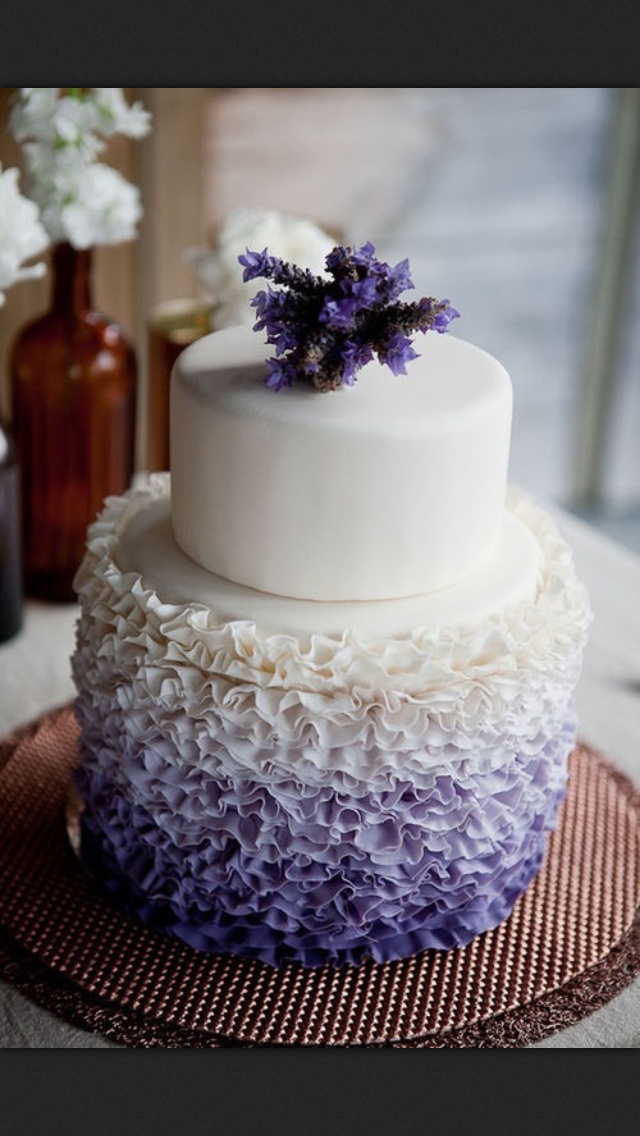 Purple and Lavender Baby Shower Cakes