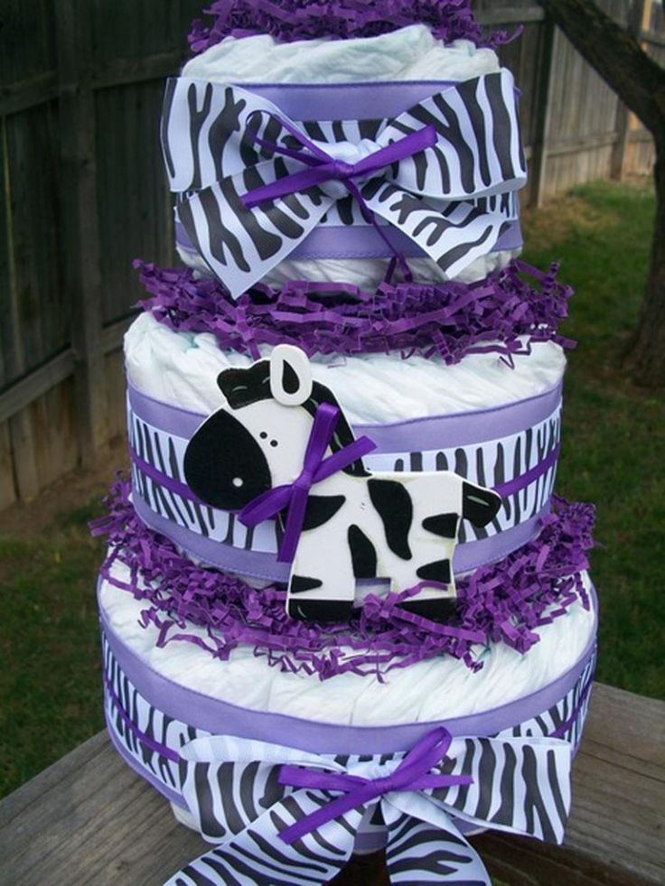 13 Baby Shower Cakes With Zebra Design Photo Zebra Print Baby