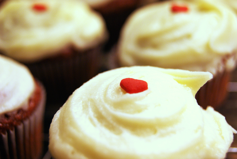 Red Velvet Cupcakes with Cream Cheese