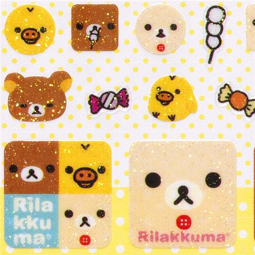 Rilakkuma Bear Stickers