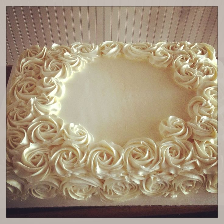 13 Photos of Rose Buttercream Sheet Designs For Cakes