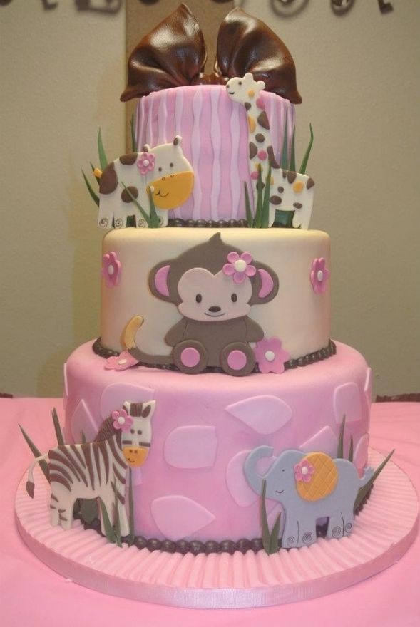 12 Photos of Girl Jungle Themed Cakes